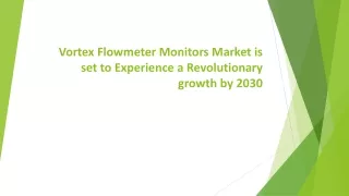 Vortex Flowmeter Monitors Market