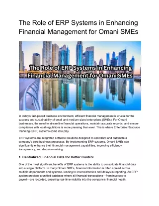 _ ERP Solutions Oman