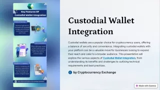 Custodial-Wallet-Integration