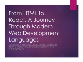 HTML: The Foundation of Web Development