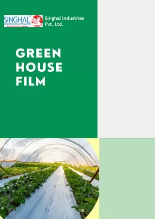 Greenhouse film
