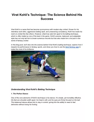 Virat Kohli’s Technique_ The Science Behind His Success (1)