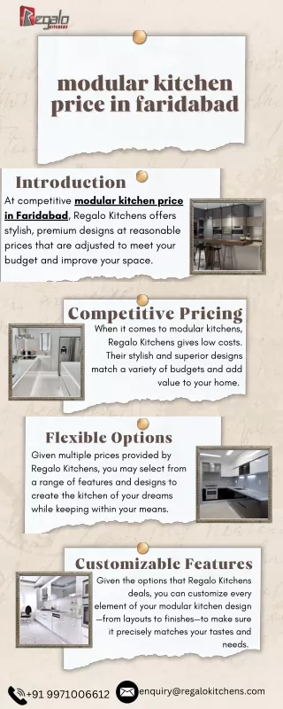 modular kitchen price in faridabad
