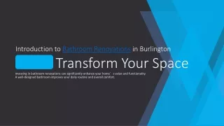 Transform Your Bathroom with Running Renos