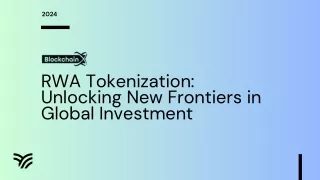 RWA Tokenization Unlocking New Frontiers in Global Investment