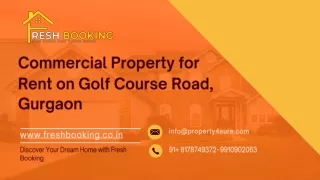 Commercial Property for Rent on Golf Course Road, Gurgaon | Commercial Projects