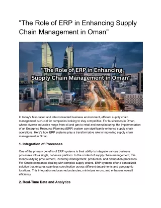 _ERP System Oman