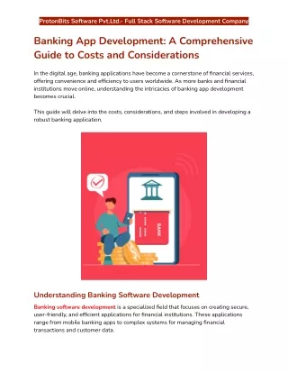 Banking App Development_ A Comprehensive Guide to Costs and Considerations