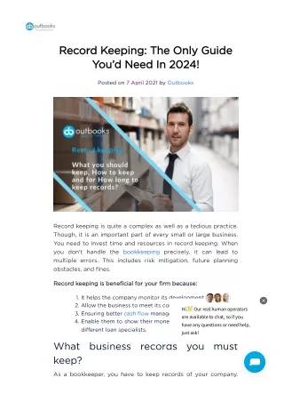 Why Record Keeping is Vital for Business Growth
