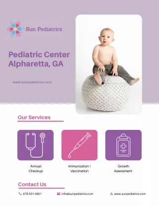 Compassionate Pediatric Care in Alpharetta, GA at Sun Pediatrics