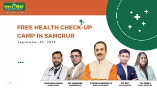 FREE Health Check-up Camps in Sangrur