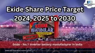 Exide Share Price Target 2024, 2025 to 2030