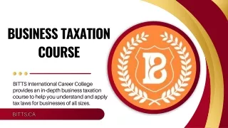 Are You Searching For Business Taxation Course