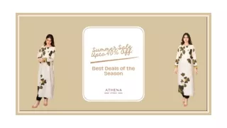 Summer Sale Upto 40% Off: Best Deals Of The Season