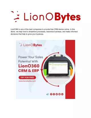CRM Demo