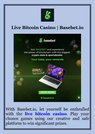 Live Bitcoin Casino  Basebet.io