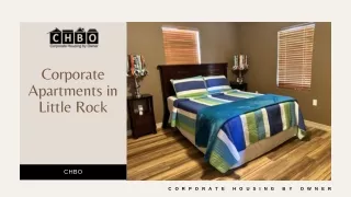 Corporate Apartments in Little Rock | CHBO