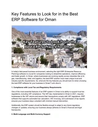 _Best ERP Software Oman