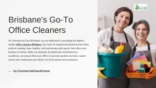 Brisbane’s Go-To Office Cleaners | Clean Spaces, Happy Faces