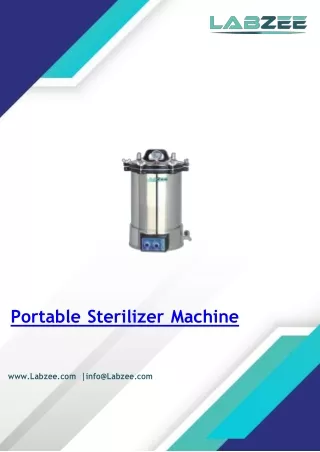 Portable Sterilizer Machine