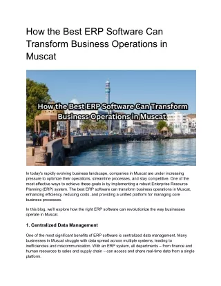 _Best ERP Software Muscat