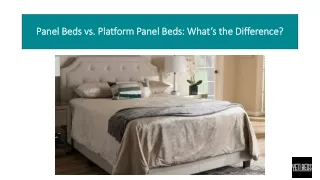 Panel Beds vs  Platform Panel Beds  What’s the Difference
