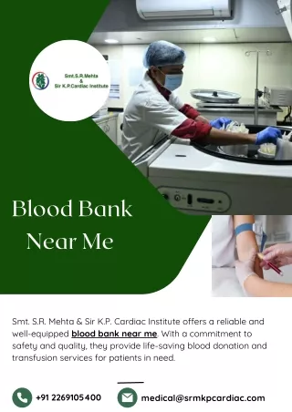 Blood Bank Near Me