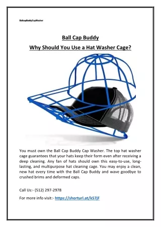 The Ultimate Hat Washer Cage Safe and Clean Caps