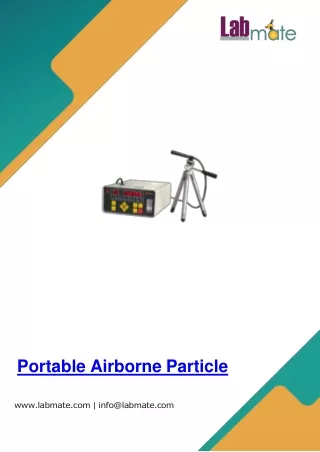 Portable Airborne Particle Counter