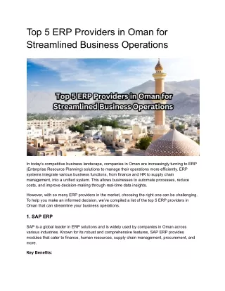 _Best ERP Solutions Oman