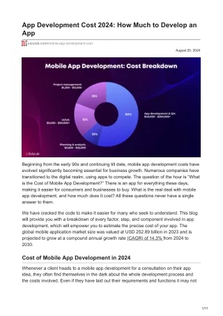 App Development Cost 2024 How Much to Develop an App