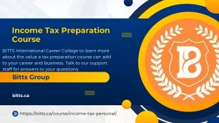 Are You Searching For Income Tax Preparation Course