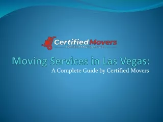 Top-Rated Moving Services in Las Vegas Your Smooth Move Starts Here