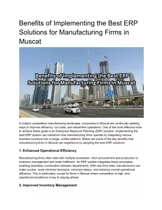 _Best ERP Solutions Muscat