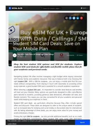 Top SIM Cards for Students | Affordable Plans for Study Abroad