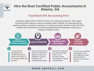 Hire the Best Certified Public Accountants in Atlanta, GA