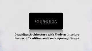 Dravidian Architecture with Modern Interiors Fusion of Tradition and Contemporary Design