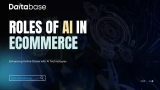 Roles of AI in eCommerce