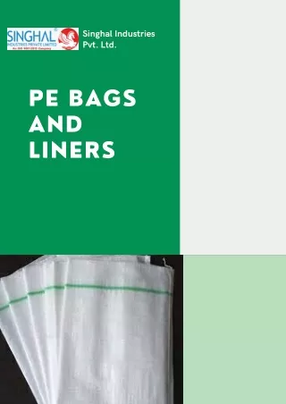 PE bags  _ Singhal Industries Pvt. Ltd.