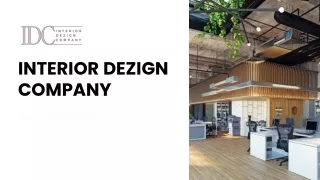Dubai Interior Decorators Pioneers in Contemporary Office Design Solutions