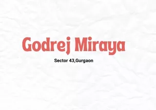 Godrej Miraya 43 Gurgaon Brochure