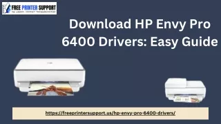 Download HP Envy Pro 6400 Drivers Easy Guide