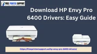 Download HP Envy Pro 6400 Drivers Easy Guide