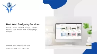 Best Web Designing Services for Stunning Online Experiences | Egiz Solution