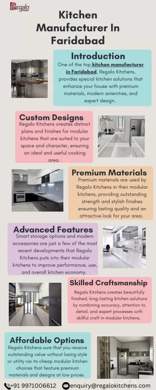 Kitchen Manufacturer In Faridabad