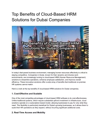 _HRM Software Dubai