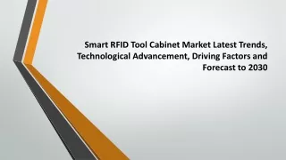 Smart RFID Tool Cabinet Market