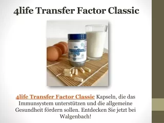 4life Transfer Factor Classic