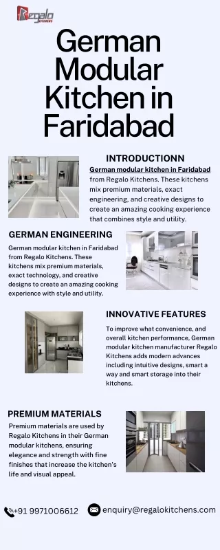 German Modular Kitchen in Faridabad