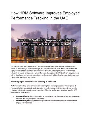 _HRM Software UAE